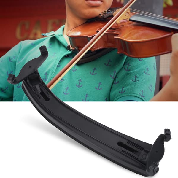 Adjustable Violin Shoulder Rest with Rubber Pad for 3/4 4/4 Size Violin Instrument Accessories