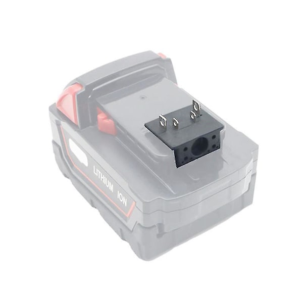 M18 Værktøjsforbindelsesklemme Batteri Samlingsdele kompatibel med Milwaukee 18v 48-11-1815 Lithium Batterilader Adapter Tilbehør Newway_Gift