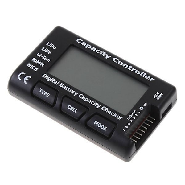 Batteribalansering Kapacitetsstyrare Testare CellMeter-7 LiPo LiFe Li-Fe Li-Ion NiMH Nicd Digital Checker