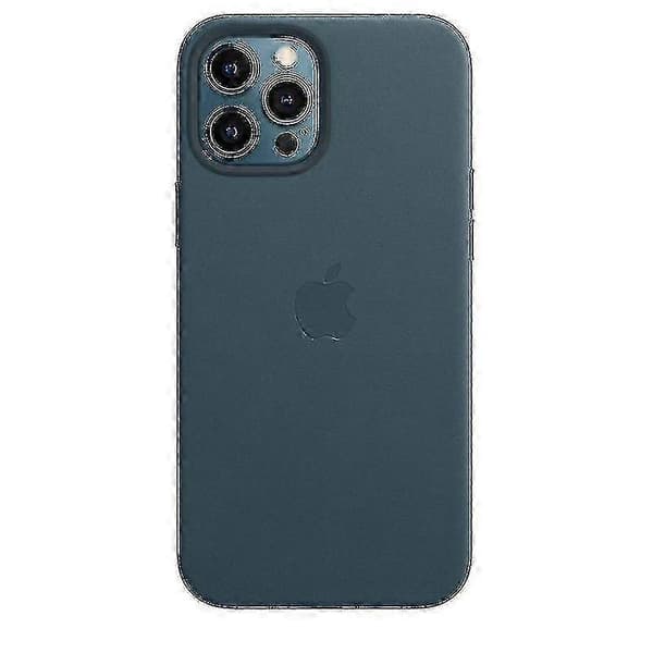Officielt Apple iPhone 12 Pro Max lædercover med MagSafe - Baltic Blue Boris