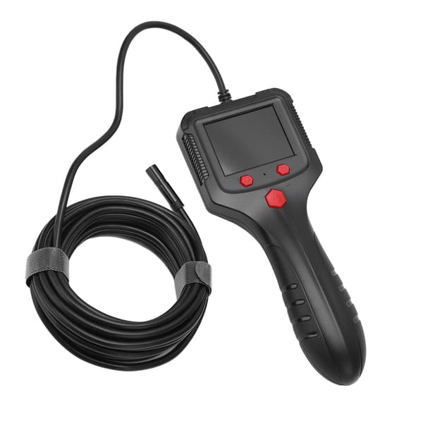 Waterproof IP67 Industrial Borescope, 2.4 \" IPS HD Inspection Camera, Handheld Endoscope with 6 LED Lights