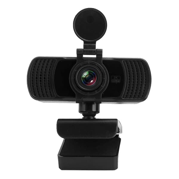 2K 1440P HD Webcam med indbygget mikrofon til live streaming på desktop-computere