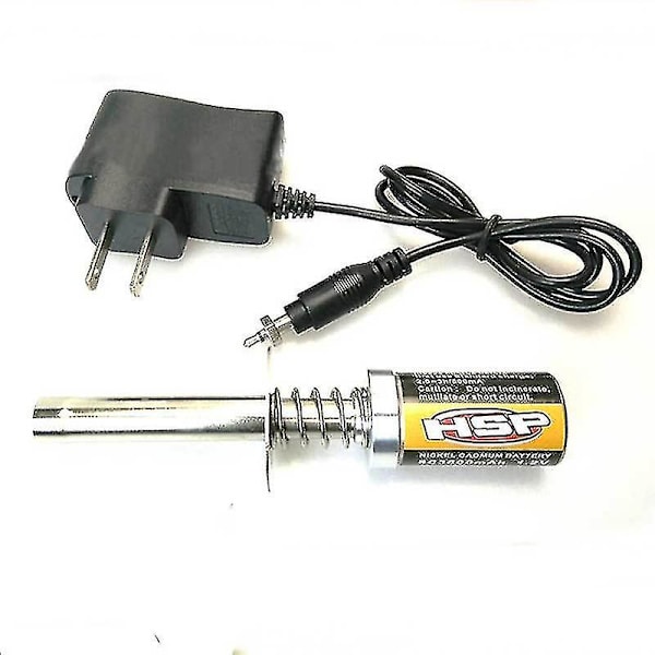 2024 Rc 1.2 V 1800mah/3600mah Glødepluggstarter Tenningsenhet Hsp 80101 Oppladbar For Gass Nitro Motor Kraft 1/10 1/8 Rc Bil Reparasjon