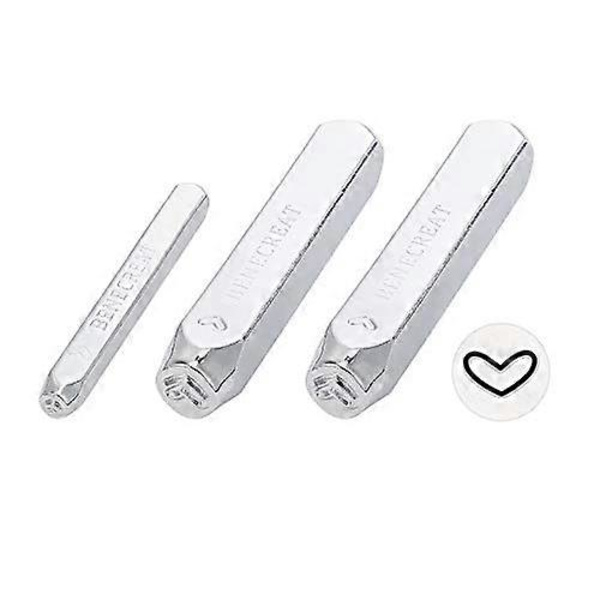 6mm 1/4\" Pile Design Stempler Metal Punch Stempler Stemplingsværktøj - Elektrobelagt Hårdt Kulstofstål Værktøjer til at Stemple/Punch Metal Smykker Læder Træ