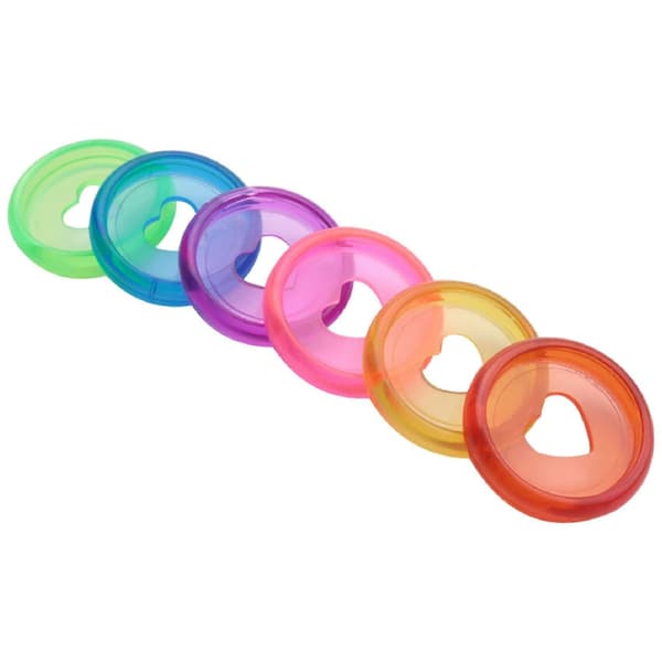 60 stk. 24mm Plastskiver, Discbound Ekspansjonsskiver, Hjertebinderringer Sopphull for DIY