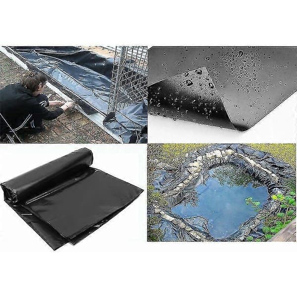 3*3m Sort HD-PE Fiske Dam Liner Korrosion/UV-Resistent