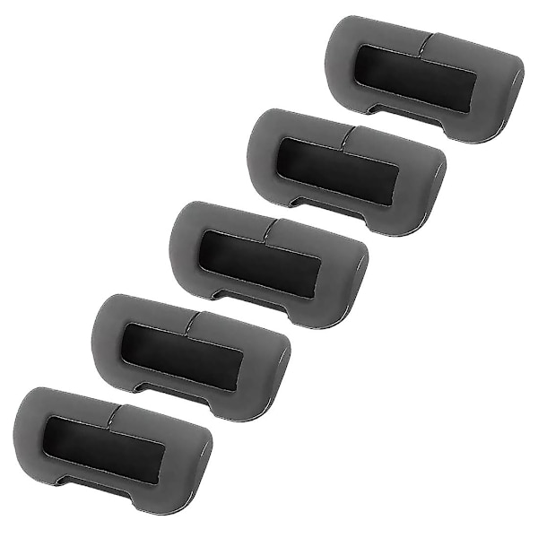 För /Y Bältespänne Skyddande Silikon Kollisionsundvikande Bältesklämma Skydd 5PCS