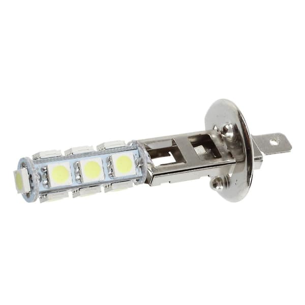 2 stk Auto Lys Frontlys Lampe H1 Hvit 13 Smd 5050 Led