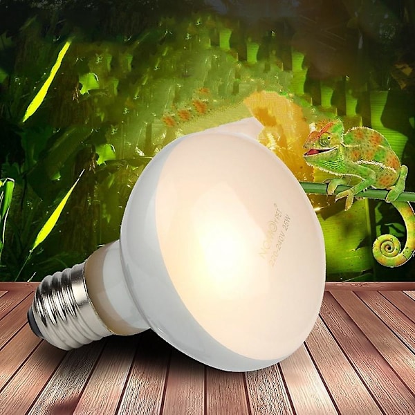 2-pack Reptil UVB UVA Värmelampa Glödlampa för Verkligt -liknande Ljus Värme för , Amfibier och (100 W)