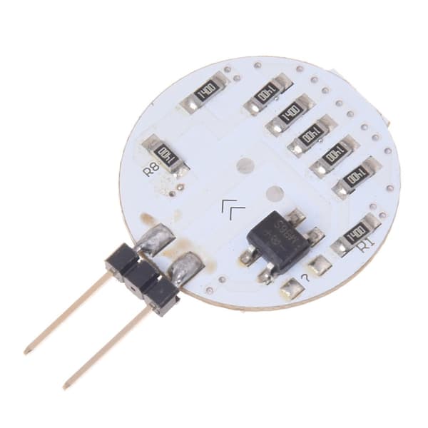 24 SMD LED Spotlys G4 Ekte Hvit DC 12V