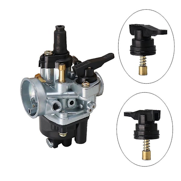 Alconstar Motorcykel Forgaser Manuel Choke Kit Passer Til Dellorto Phva 17.5mm Forgaser Passer Til Aprilia / Piaggio 50cc 2t Modeller