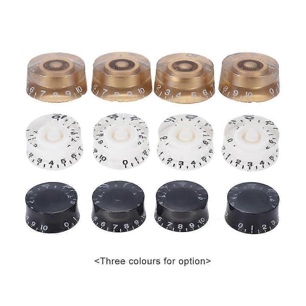 4 st Hastighet Volym Ton Kontrollknappar för Gibson Les Paul Gitarr Ersättning Elgitarrdelar