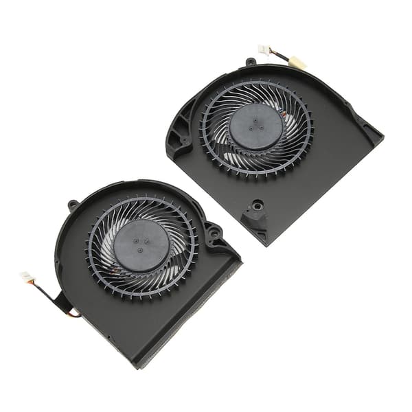 Udskiftningskøleventilator til bærbar CPU GPU til Dell Alienware 15 R3 15 R4 P69f 4-benet strømstik Reducerer belastning CPU GPU-ventilator