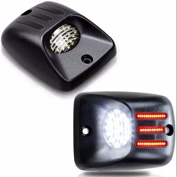 Røde og Hvide LED Bil Nummerpladelys Auto Baglygte Nummerplade Lamper Samling til 1995-2004