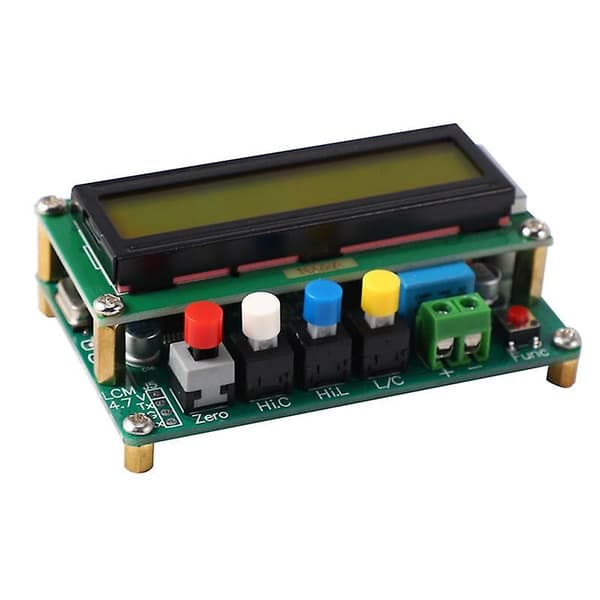 Digital Kondensatormåler Induktans Kapacitans L/C Måler LCD Kapacitans Måler Tester Mini USB Interface med USB Kabel