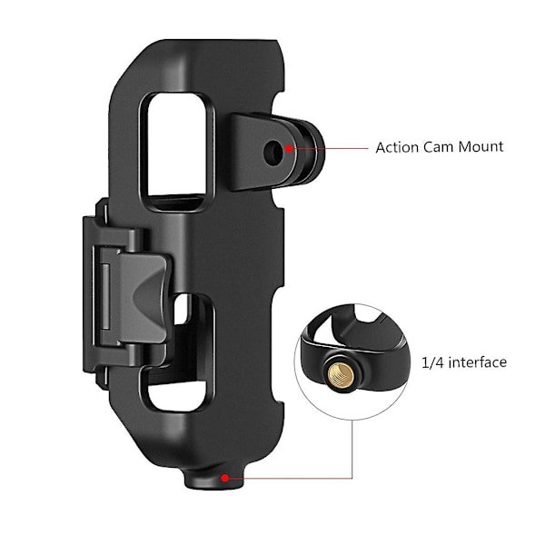 Skyddande ramficka kamera stativ stabil fäste actionkamerafäste adapter