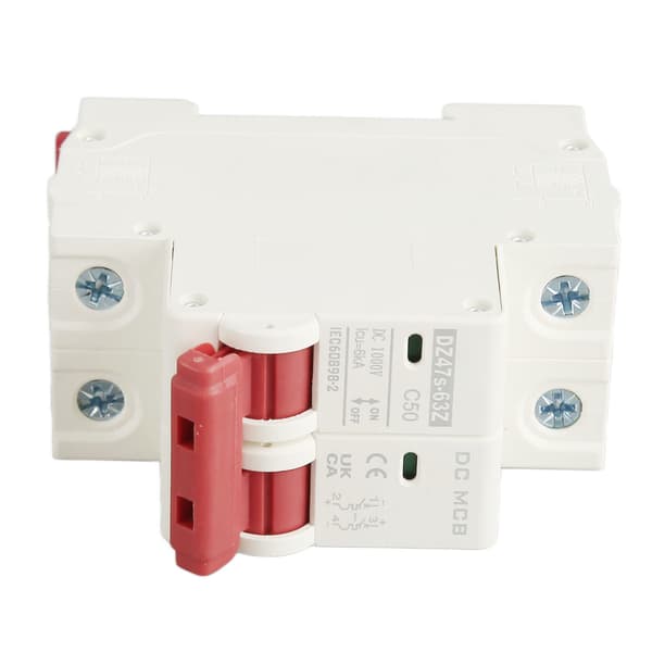 DC-afbryder 6000A brydeevne kortslutningsbeskyttelse PV-afbryder 2P 50A 1000V