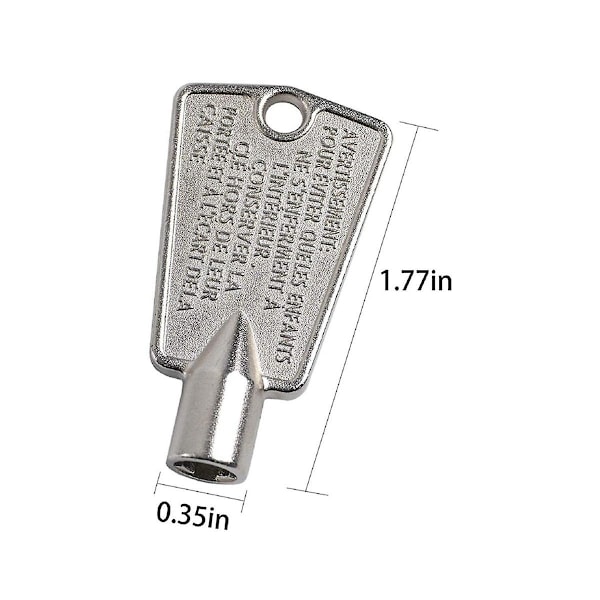 2 stk Fryser Dør Nøkkel for 216702900 AP4071414 PS2061565 AP2113733 AP4301346 PS1991481 06599905