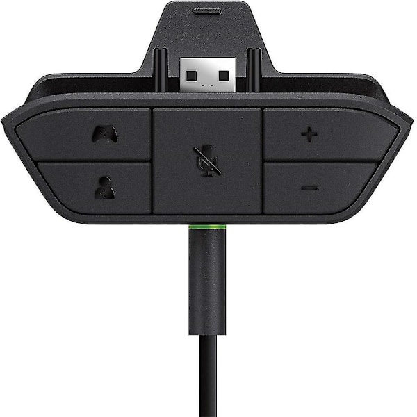 Stereokuulokemikrofonin sovitin Xbox One/One S/Elite 1&2/Xbox Series X|S -ohjaimille, mikrofonikuulokemikrofonin sovitin Xbox One -ohjaimelle