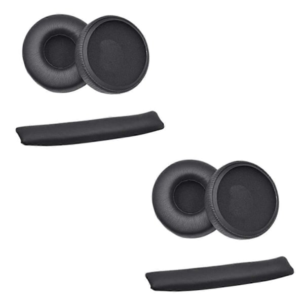 För Synchros E40BT E40 Bluetooth Hörlurar Öronkuddar Dynskydd Läder Huvudband Ersättning Huvudbåge