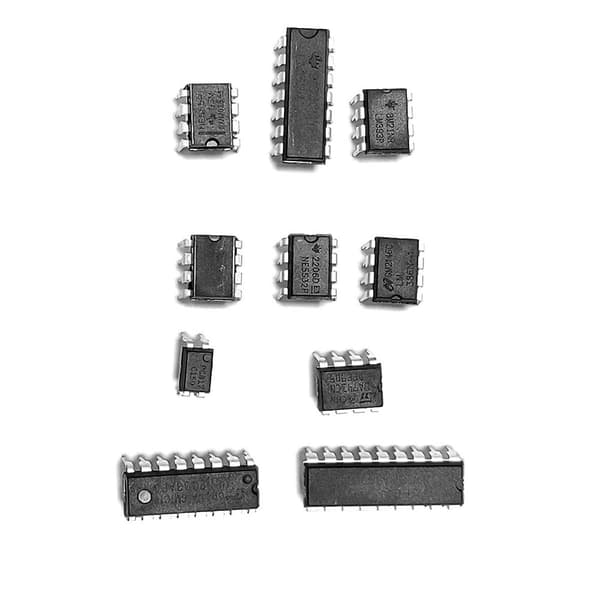 85 stk 10 IC NE555 LM324 Integrerte Kretsbrikke Sett