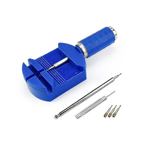 Watch Band Repair Tool Kit With Pins And Steel Spring Pusher, Blue