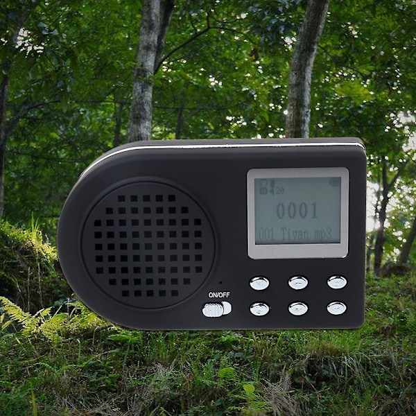 MP3 Jaktspelare Utomhus Fågelljud Högtalare Lockfågel Simulering Taktisk Förstärkare