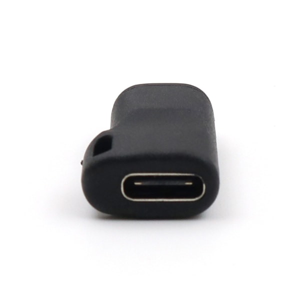 USB-C adapter til opladning af Garmin ur Sort