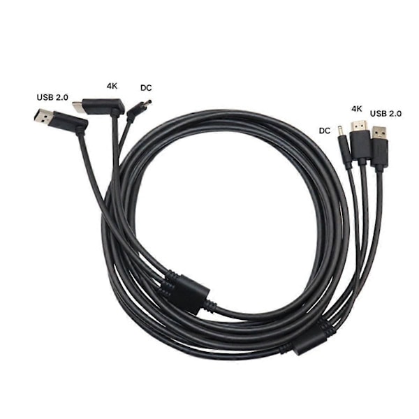 Erstatningskabel til 3-i-1 tilbehør - Kompatibelt 5M, USB, Power VR-spil