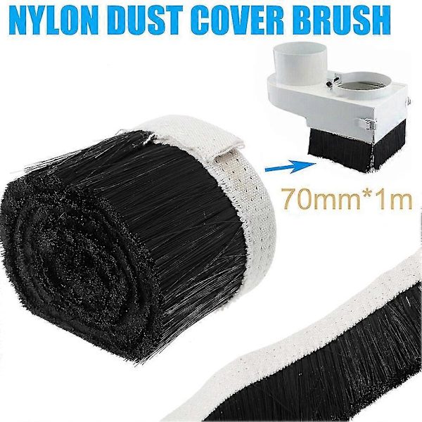 1 Metrinen 70 mm Pölynpeite Imurikoneharja Kone Nylon Työkalu CNC-Reititin Tarvikkeet Kaiverrus Ma