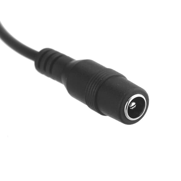 Vitoos 3-vejs Elektrode Daisy Chain Harness Kabel Kobbertråd til Guitar Effektforsyningsadapter Splitter sort
