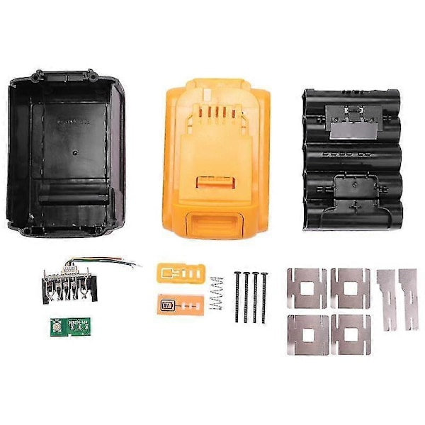 Dcb200 Li-ion Batteriplastfodral Pcb Laddningsskyddskretskort Skal För Dewalt 18v 20v D