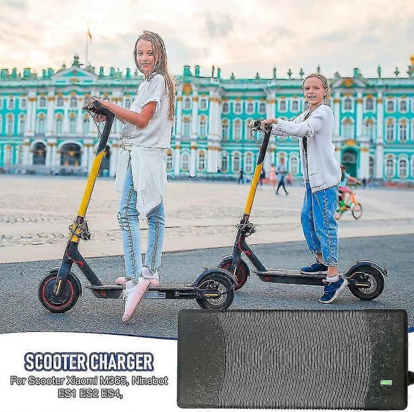 Lader for Xiaomi M365, 42v 2a Elektrisk Scooter Lader, Rask Batterilader