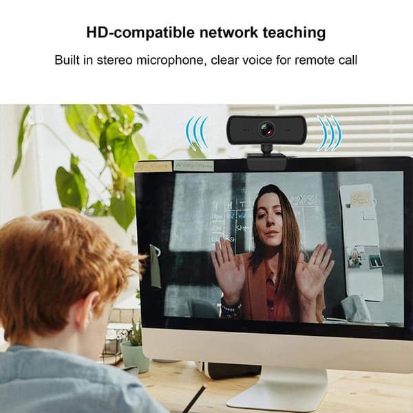 Fleksibelt Computerkamera HD Stabil Udgang Indbygget Mikrofon Computer Webcam til Online Kursus