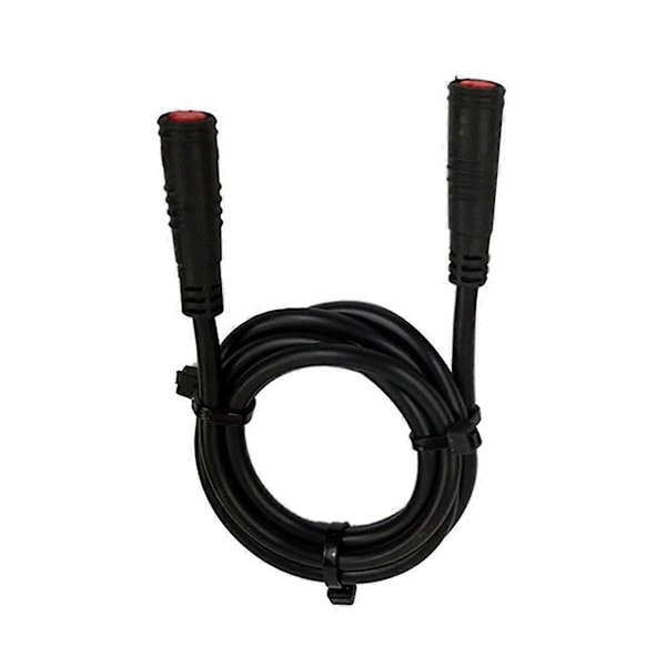 Forlengelseskabel for elsykkel med 2-polet hunn-til-hunn vanntett kabel Produktstørrelse: 80 cm L