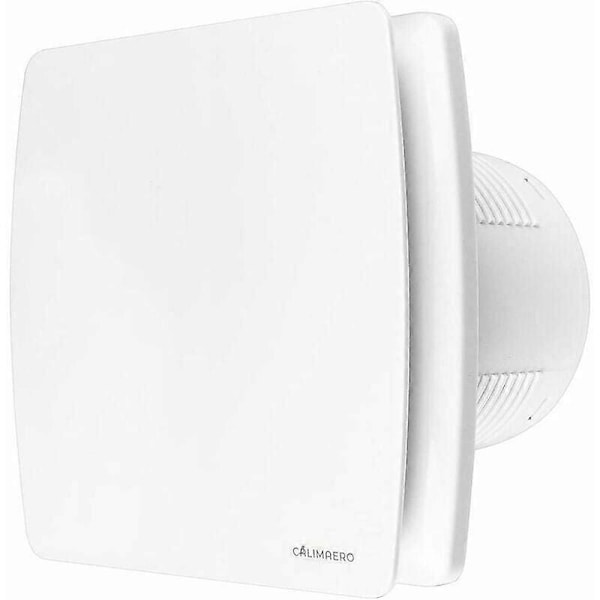 Extracteur Salle de Bain 100mm Ventilateur Minuteur Avec Capteur d'humidit et Clapet Anti Retour 95m / Extracteur d'air Silencieux / blanc