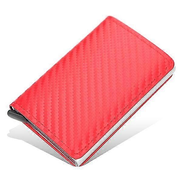 Carbon RFID - NFC Beskyttelses Tegnebog Kort Holder 6 Kort Sort-Yvan