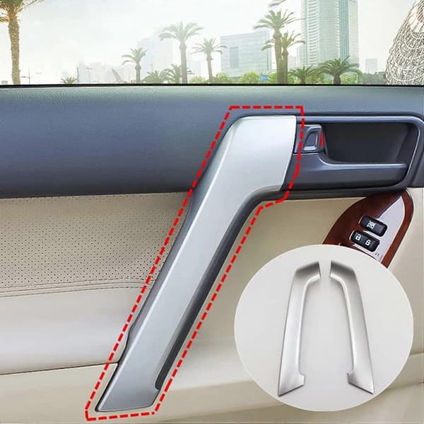 for Prado J 150 J150 2014 2015 2016 2017 Front Armrest Panel Trim Dørhåndtak Dekorasjonsdeksel Tilbehør