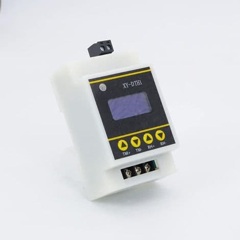 10A LCD-skinne digitalt display termostat temperatur fuktighetskontroller med tokanals sensorrelémodul