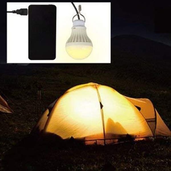 LED Camping Light Portable USB Lamp Emergency Light with USB Cable Not Dimmable