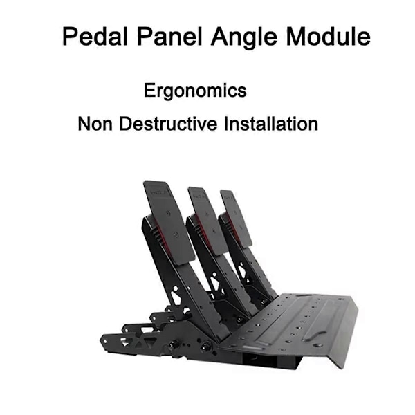 Gaspedal + Bremsepedal Højdeforøgende Panel Vinkel Modul Modifikationssæt til R3/R5 Pedal Lite
