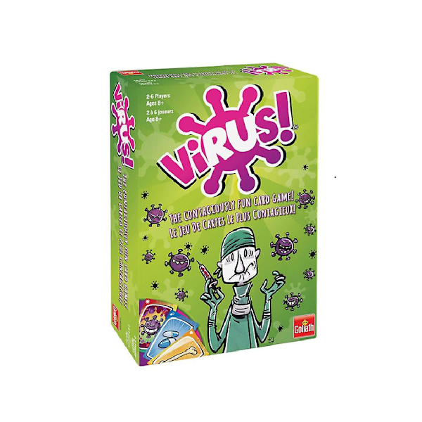 Game Factory Virus! Card Game for 2 to 6 Players, Ages 8 and Up