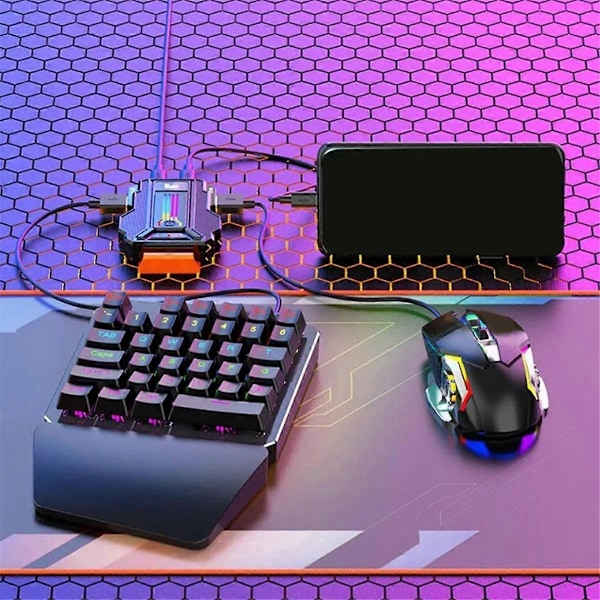 GAMWING Museadapter Spillkontroller PUBG Tastatur Mus Konverter Passer for Android Telefon Adap