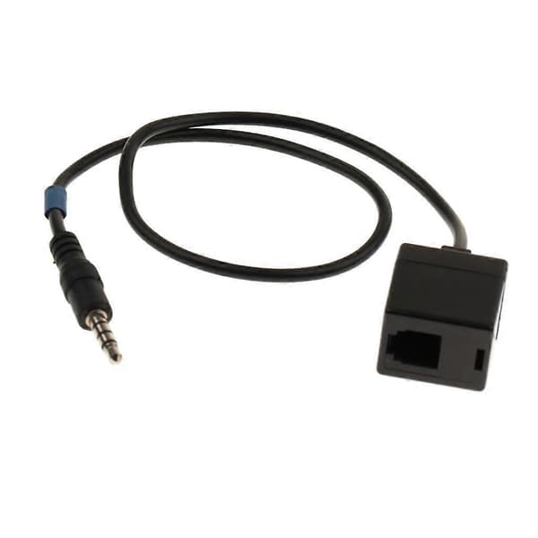3,5 mm han til 4P4C RJ9 hun headset telefon lydadapter konverterkabel