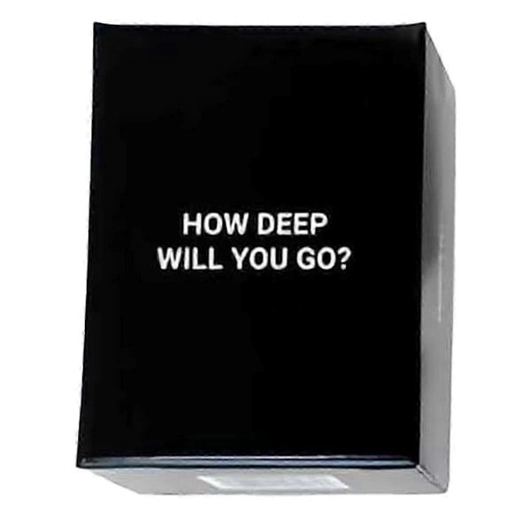 How Deep Will You Go Brettspill For Voksne 99 Spørsmåls- og Utfordringskort For Dypere Forbindelse Fu