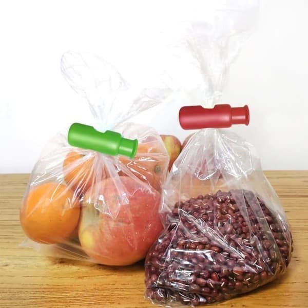 Påsklämmor - 6 st - Återanvändbara - Slitstark plast - Lätt att använda