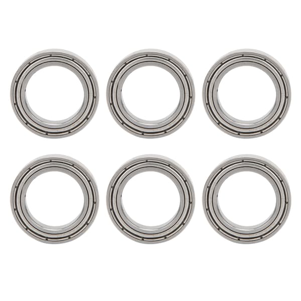 10 Pieces Deep Groove Ball Bearings, Single Row Thin-Walled Industrial Accessory S6803Z