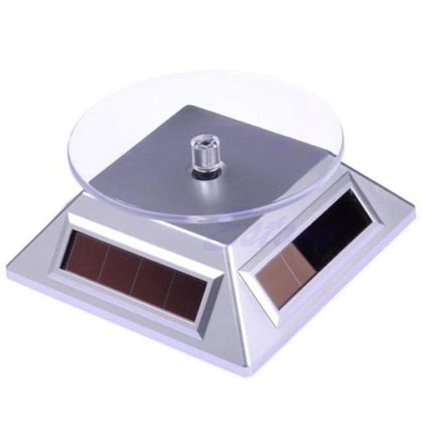 360 Turntable Holder Solar Jewelry Stand Photography Product Show Multicolor