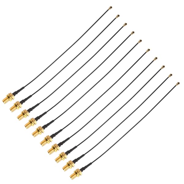 10 pcs RF Adapter Pigtail Cable IPEX to SMAk U.FL Antenna Feeder 15 cm Jumper Cable for Facial Recognition Module