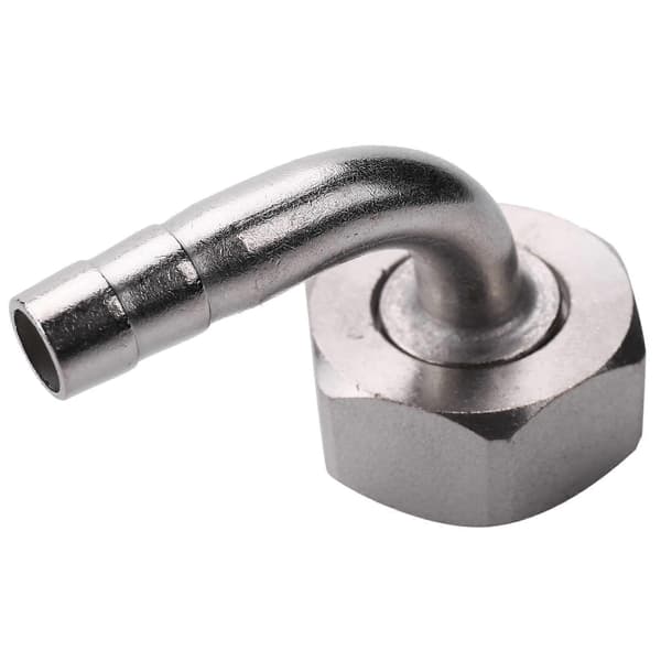 Ølhane med 8 mm Barber-albue, forkromet messing G5/8 til justerbar øldispenser Ho
